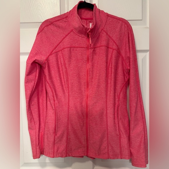 Mondetta Pink Athletic Zip Up Jacket - Women's Large Lightweight Activewear - Picture 2 of 7